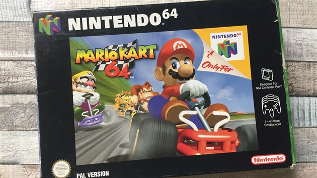 Moje druhá volba padla na Mario Kart 64. Obecně se mi krabičky na Nintendo 64...
