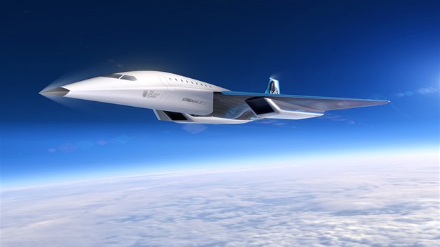 Koncept nadzvukového letounu Virgin Galactic