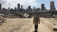 Hasiský záchranný sbor eské republiky (HZS R) v Bejrútu. (9. srpna 2020)
