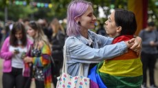 Na praském Steleckém ostrov zaal 3. srpna 2020 festival gay, leseb,...