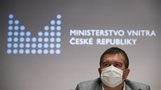 Ministr vnitra Jan Hamáek na tiskové konferenci po jednání zástupc...