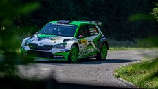 Jan Kopecký a Jan Hlouek na Valaské rallye.