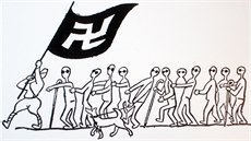 V Hronov� otev�eli putovní výstavu politických a protinacistických kreseb...