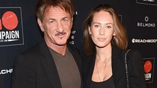 Sean Penn a jeho dcera Dylan Frances Pennová (Los Angeles, 20. íjna 2018)