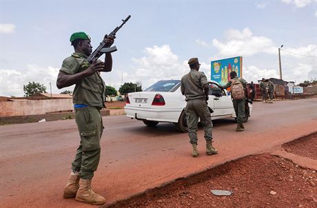 Vojáci v Mali (18. srpna 2020)