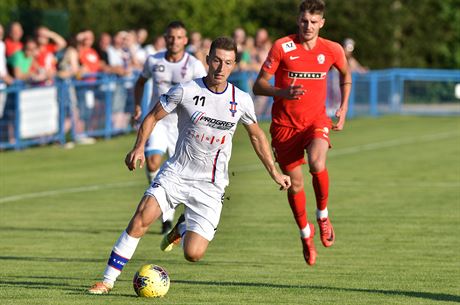 Momentka z pípravného utkání Zbrojovka Brno - Líe.