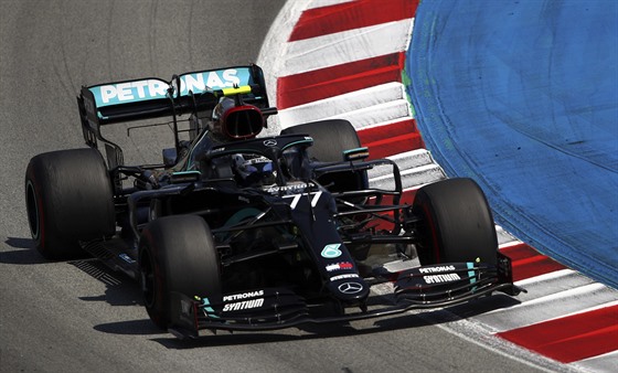 Valtteri Bottas z Mercedesu ve Velké cen panlska F1.