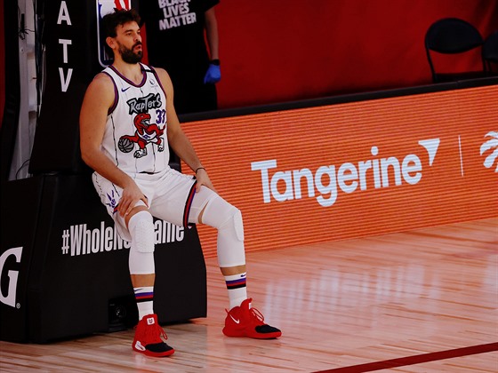 Marc Gasol v dresu Toronto Raptors.