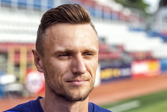 Olomoucký fotbalista imon Falta
