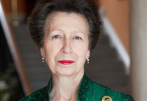 Britská princezna Anna na oficiálním portrétu k jejím 70. narozeninám. Snímek...