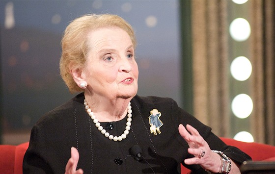 Madeleine Albrightová v Show Jana Krause