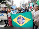 Pochod proti potratm v Brazílii (22. 9. 2019)