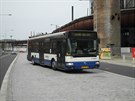 Autobus Irisbus Citybus 12M autobus spolenosti Arriva Morava v areálu Dolní...