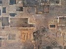 Archeologicky prozkoum�van� �zem� v centru Ostravy z v��ky