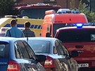 Zásah IZS u poáru domova pro seniory ve Men na Mlnicku. (13. srpna 2020)
