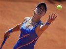 Kanaanka Eugenie Bouchardová bhem Prague Open.