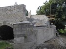 Stední barokní ást mostu v Hlové u Helenína pochází z let 1783 a 1785, kdy...