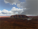 ...australská hora Uluru...