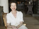 Britská princezna Anna na oficiálním portrétu k jejím 70. narozeninám, které...