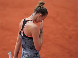 Kristna Plkov smutn po nepodaen vmn v semifinle Prague Open.