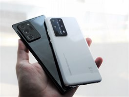 Samsung Galaxy Note 20 Ultra a Huawei P40 Pro+