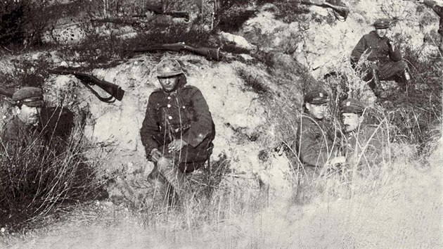 Bitva o Varavu 1920. Polt vojci na pedmst Radzimyn.