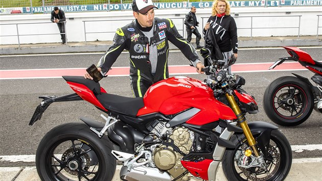 Ducati Streetfighter V4S a Lukáš Pešek