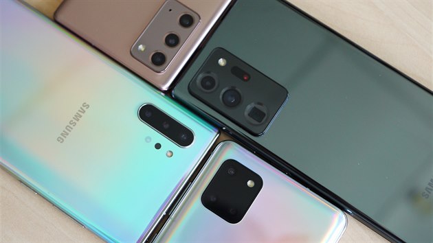 Aktuln sestava ady Galaxy Note (2020)