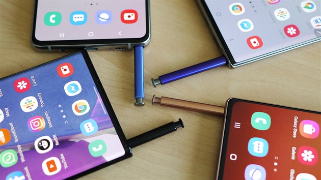 Aktuln sestava ady Galaxy Note (2020)