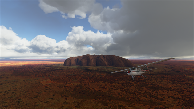 ...australsk hora Uluru...