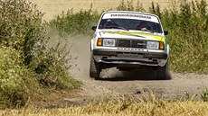 Zkuební jízdy vozu koda 130 LR v úprav pro Rallye Dakar závodníka Ondeje...