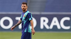 Lionel Messi v dresu Barcelony. 