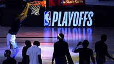 Basketbalisté Utah Jazz se chystají na zápas play off s Denver Nuggets.
