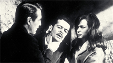 Paul Newman, Serge Reggiani a Marie Versini ve filmu Paíské blues (1961)