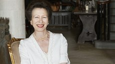Britská princezna Anna na oficiálním portrétu k jejím 70. narozeninám. Snímek...