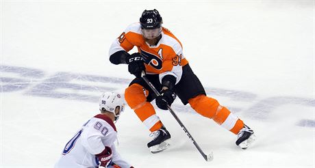 Jakub Voráek v play off za Philadelphia Flyers.