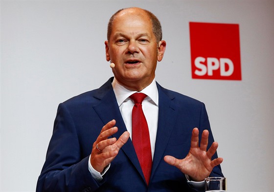 Olaf Scholz, kancléský kandidát za SPD