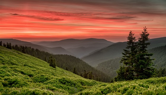 Fotografie Jiího Hejtmánka ukazují, jak úchvatné pohledy se mohou v Jeseníkách...