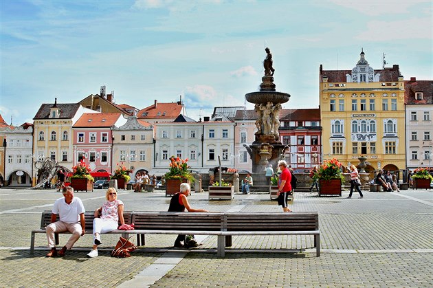 Námstí Pemysla Otakara II. v eských Budjovicích slouí podle místních...