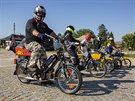 V sobotu 22. srpna 2020 na Zlínsku probhla akce pod názvem Moped rallye...