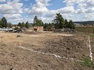 Prvn� p��pravn� pr�ce p�ed samotnou stavbou nov� ubytovny pro odsouzen� za�aly...