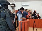 Abdallah Ibrahim Diallo u odvolacího jednání u Krajského soudu v Ústí nad...