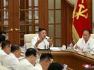 Severokorejský diktátor Kim ong-un se ukázal na irím zasedání vládnoucí...