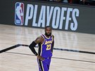 LeBron James z LA Lakers pi utkání play off