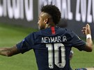 Neymar v dresu Paris St. Germain ve finále Ligy mistr s Bayernem.