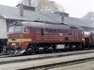 Sergej T679.1202 ve stanici Dolní Lipka v roce 1990