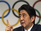 Japonský premiér inzó Abe na tiskové konferenci k Olympijským hrám  Letní OH...