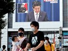 inzó Abe oznamuje svou rezignaci na postu japonského premiéra kvli...