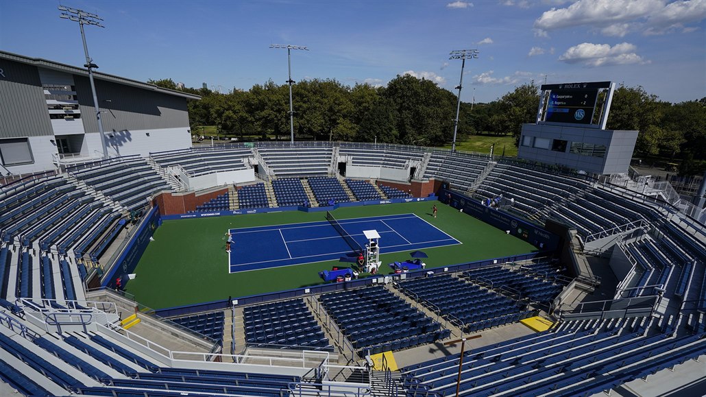 Momentka z Western and Southern Open, generálky na US Open.