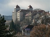 Mladá Boleslav, pohled na Boleslavský hrad